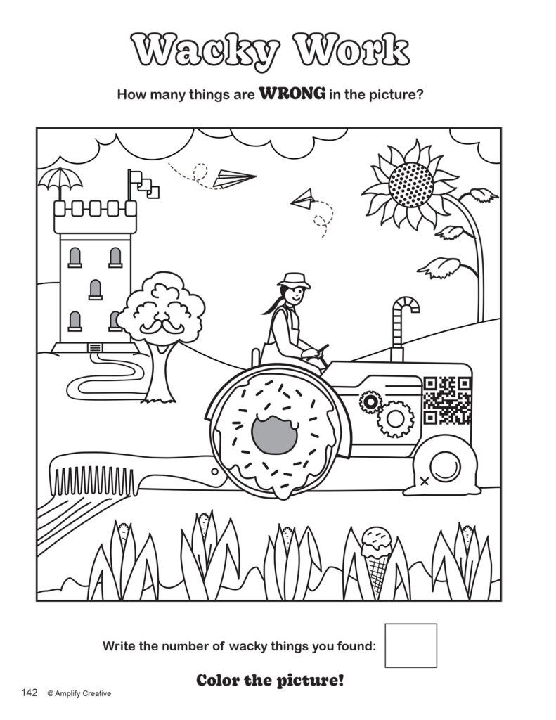 Horse & Farm activity book for ages 5 to 7 years.